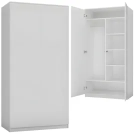 szafa-dwudrzwiowa-garderoba-bez-uchwytow-90cm-z-polkami-drazkiem-na-ubrania
