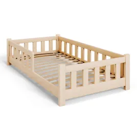 lozko-dzieciece-160x80-niskie-w-stylu-montessori-drewno-nielakierowane-pini