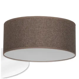panel-plafon-led-natynkowy-okragly-1x60w-brazowy-lniany-1xe27-denko