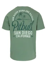 koszulka-meska-t-shirt-pit-bull-pitbull-san-diego-born-mietowa-zielona