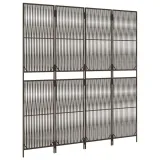 parawan-4-panelowy-brazowy-polirattan-stan-nowy