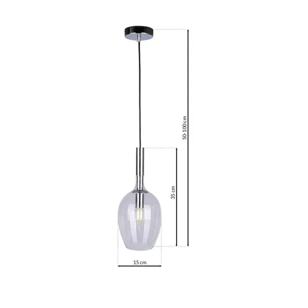 lampa-wiszaca-tango-clear-1xe14-kolor-chrom