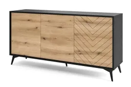komoda-3d-diamond-k154-czarny-dab-evoke