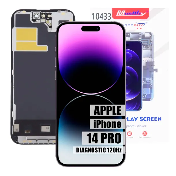 Wyświetlacz Ekran Soft OLED Programowalny LCD do Apple iPhone 14 Pro 120Hz
