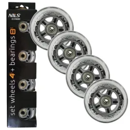 kolka-do-rolek-kauczukowe-84-mm-zestaw-4szt-lozyska-abec-7-przezroczyste