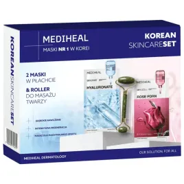 mediheal-korean-skin-care-set-zestaw-2-maski-nawilzajace-i-roller