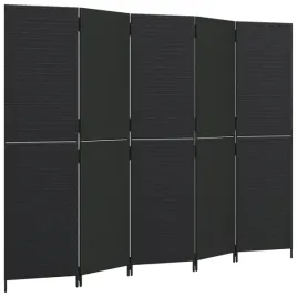 parawan-polirattanowy-czarny-245x180cm-5-paneli
