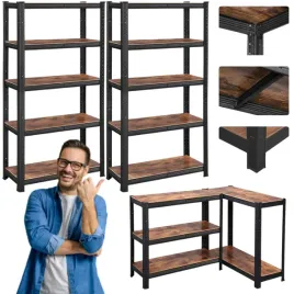 regal-industrialny-metalowy-z-polkami-do-garazu-magazynu-zestaw-2szt-260-kg