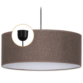 lampa-wiszaca-z-tkaniny-brazowa-1-punkt-swietlny-regulowana-wysokosc