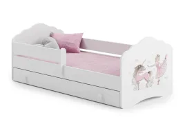 lozko-dzieciece-fala-160x80-z-szuflada-i-barierka-jednorozec-dziewczynka