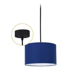 lampa-wiszaca-sufitowa-zyrandol-abazur-nowoczesna-granatowa-20-cm