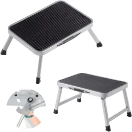drabinka-skladana-150kg-stolek-podest-metalowy-kuchenny-dla-dzieci-szara
