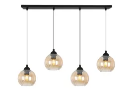 lampa-sufitowa-wiszaca-zyrandol-czarna-miod-szklana-kula-nad-stol-do-kuchni