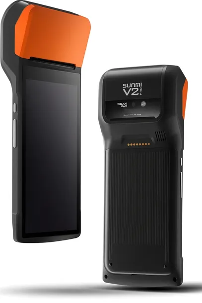 Mobilny Terminal POS Sunmi V2 Pro z drukarką termiczną | Stan: Idealny
