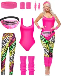 stroj-przebranie-disco-neon-lata-80-90-zestaw-retro-body-legginsy-8w1-m-l