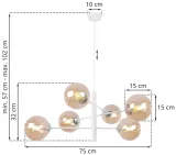 lampa-sufitowa-wiszaca-bialy-zyrandol-chrom-miodowe-kule-6-zrodel-do-salonu-styl-nowoczesny