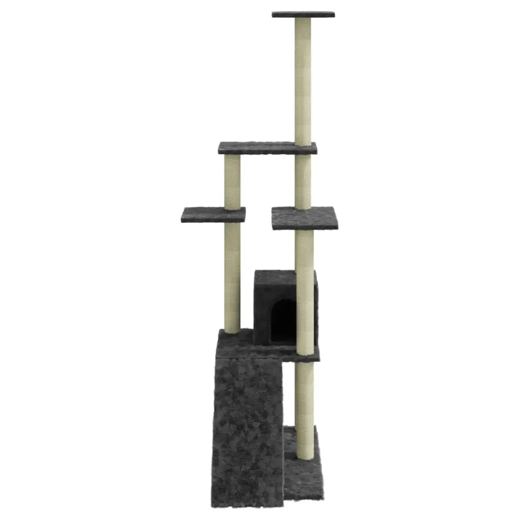 drapak-dla-kotow-54x73x155-cm-ciemnoszary-stan-nowy