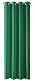 zaslona-jednokolorowa-135x250-na-kolach-gladka-ciemnozielona