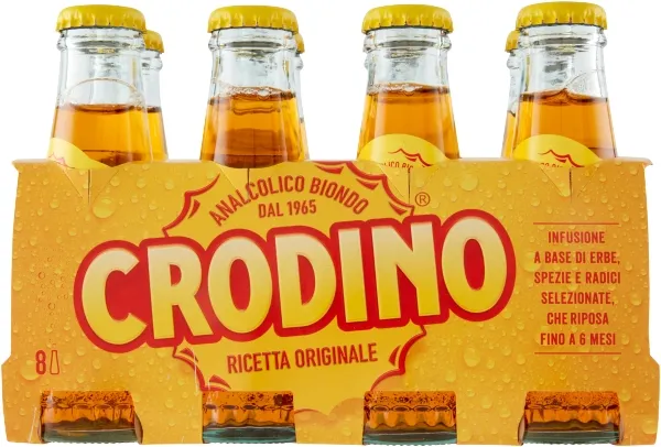 Napój Aperitivo 100 ml x 8 - Crodino szklane butelki włoski bez kaucji