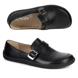 damskie-buty-barefoot-skorzane-olivier-anna-klamerka-czarne-lico