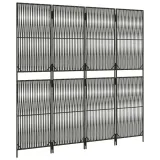 parawan-4-panelowy-szary-polirattan-producent-vidaxl