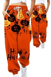 spodnie-dresowe-joggery-damskie-halloween-jesien-dynia-elastyczne-xs-s
