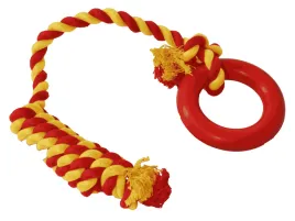 zabawka-dla-duzego-psa-gumowe-kolko-na-sznurku-czerwona-45cm-uniq-pets