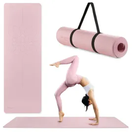 mata-do-jogi-i-cwiczen-hypermotion-lotos-tpe-6-mm-z-paskiem-183-x-61-cm-