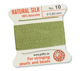 griffin-nic-jedwabna-z-igla-100percent-natural-silk-090mm-2m-jade-green