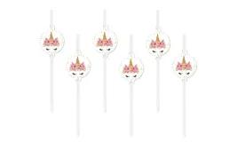 slomki-proste-urodzinowe-jednorozec-6-szt-20-cm-jednorozce-urodziny