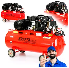 kompresor-kraftanddele-olejowy-100l-2-tloki-naped-pasek-sprezarka-powietrza-4