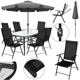 stol-ogrodowy-szklany-z-parasolem-z-podstawa-i-6-krzesel-skladanych-metal