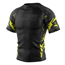 extreme-hobby-rashguard-krotki-rekaw-black-panther-czarno-zolty-m