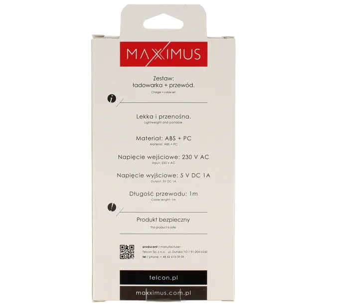 lad-siec-maxximus-handy-1a-micro-usb-stan-nowy