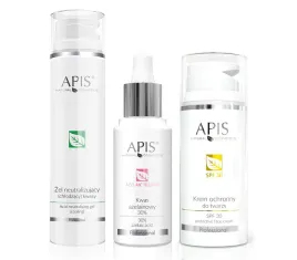 apis-zestaw-eksfoliacja-krem-ochronny-do-twarzy-spf30-100ml-kwas-azelain