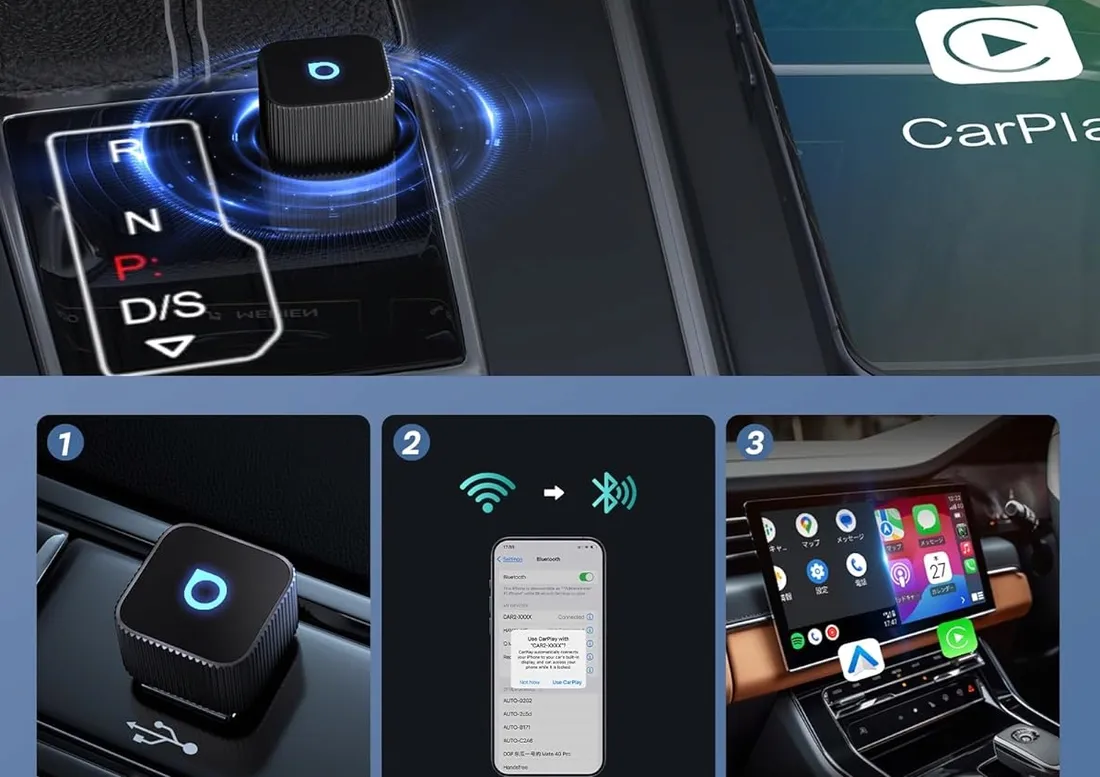 adapter-samochodowy-ottocast-mini-slim-cube-do-carplay-android-auto-czarny