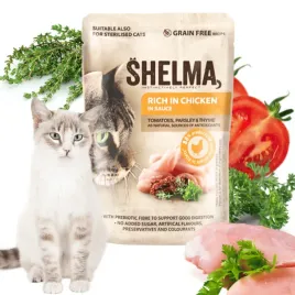 mokra-karma-dla-kota-kurczak-w-sosie-bezzbozowa-bez-cukru-shelma-85g