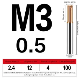 frez-do-gwintowania-jednoostrzowy-rozmiar-m3x0-5x100l-tisin