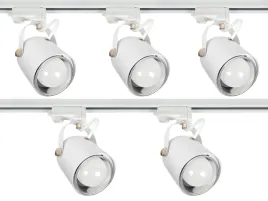 oswietlenie-szynowe-led-5x-lampa-reflektor-e27-szynoprzewod-2m-3-fazowy
