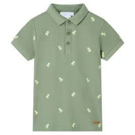 koszulka-dziecieca-polo-khaki-128