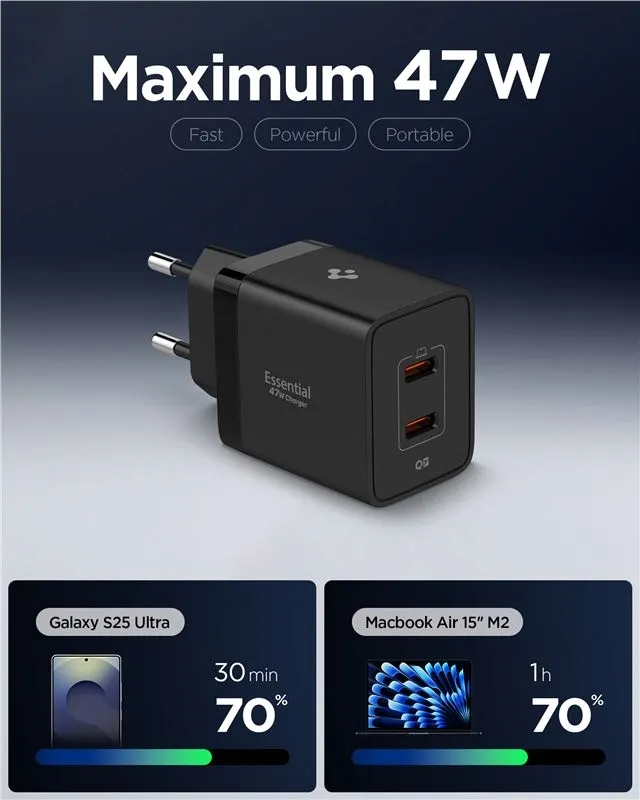spigen-essential-47w-wall-charger-ee472eu-black