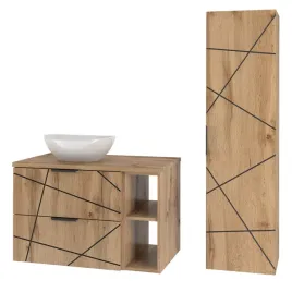 zestaw-lazienkowy-80cm-szafka-z-blatem-regal-umywalka-slupek-dab-wotan-wood
