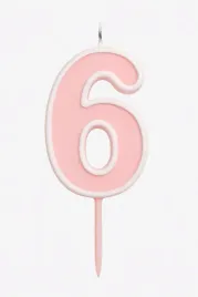 swieczka-urodzinowa-cyfra-6-pastelowy-rozowy-4-cm