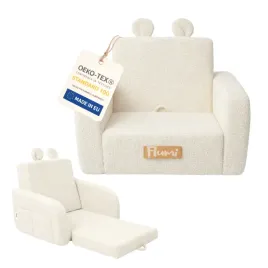 fotelik-dzieciecy-flumi-2w1-rozkladany-baranek-jasny-bez