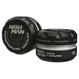 nishman-pomada-koloryzujaca-do-wlosow-wosk-dark-black-czarna-c3-100ml
