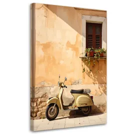 obraz-do-salonu-sypialni-jadalni-hotelu-restauracji-skuter-vespa-toskania