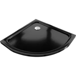 mexen-flat-brodzik-polokragly-slim-100-x-100-cm-czarny-syfon-chrom