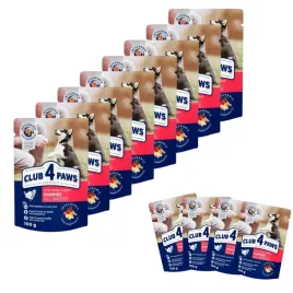 mokra-karma-dla-szczeniat-24x100g-z-indykiem-w-sosie-club-4-paws