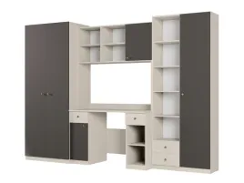 dziecieca-mebloscianka-bravo-280x200biurkoszafkikaszmirowy-bez-grafit