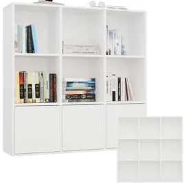 regal-na-ksiazki-zabawki-bialy-otwarty-komorowy-3x3-9-polek-110-cm